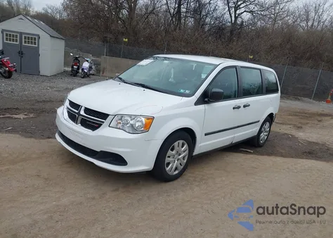 2016 Dodge Grand Caravan American Value Pkg z USA, uszkodzony, nr VIN 2C4RDGBG7GR109019
